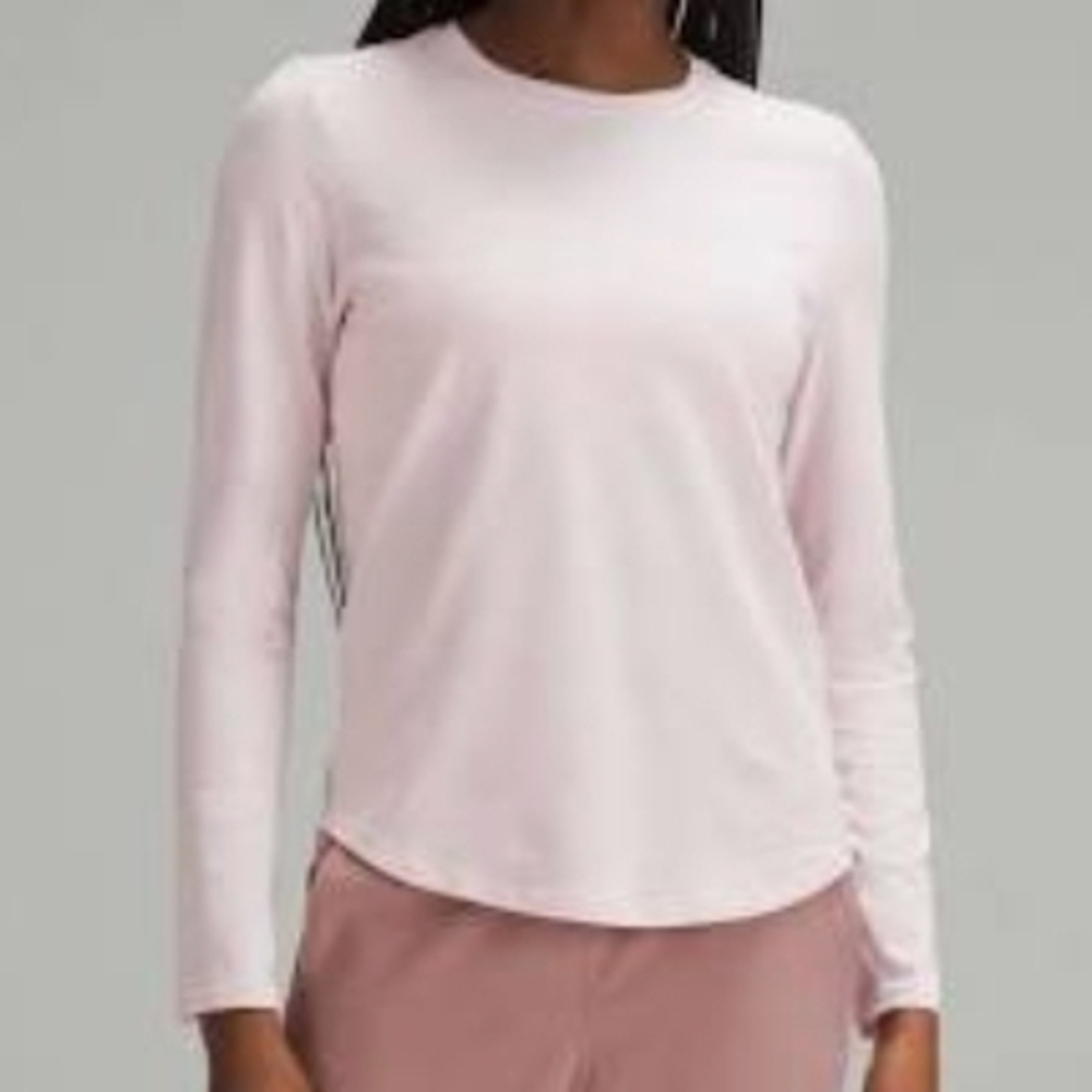 Lululemon Athletica Light Pink Love Long Sleeve Tee